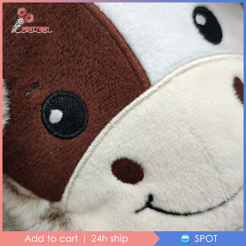 [Prettyia1] Túi Đựng Quà Sinh Nhật Hình Bò Sữa Bằng Vải Lông Có Thể Tái Sử Dụng Cho