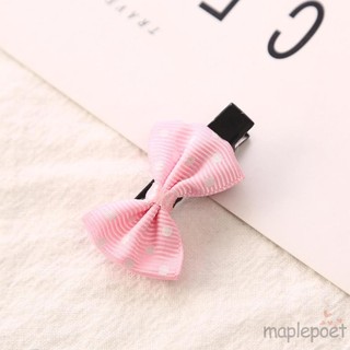 Kẹp Tóc Nơ Chấm Bi Cho Bé Gái Sơ Sinh