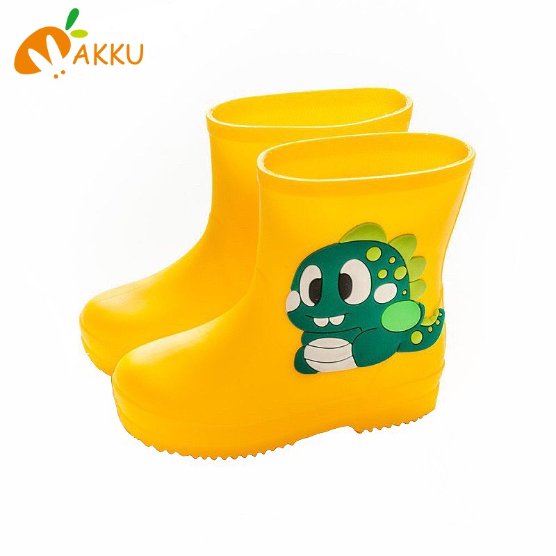 Ủng Đi Mưa Chống Nước Chống Trượt Hình Khủng Long Hoạt Hình Cho Trẻ Em 2-6 Tuổi