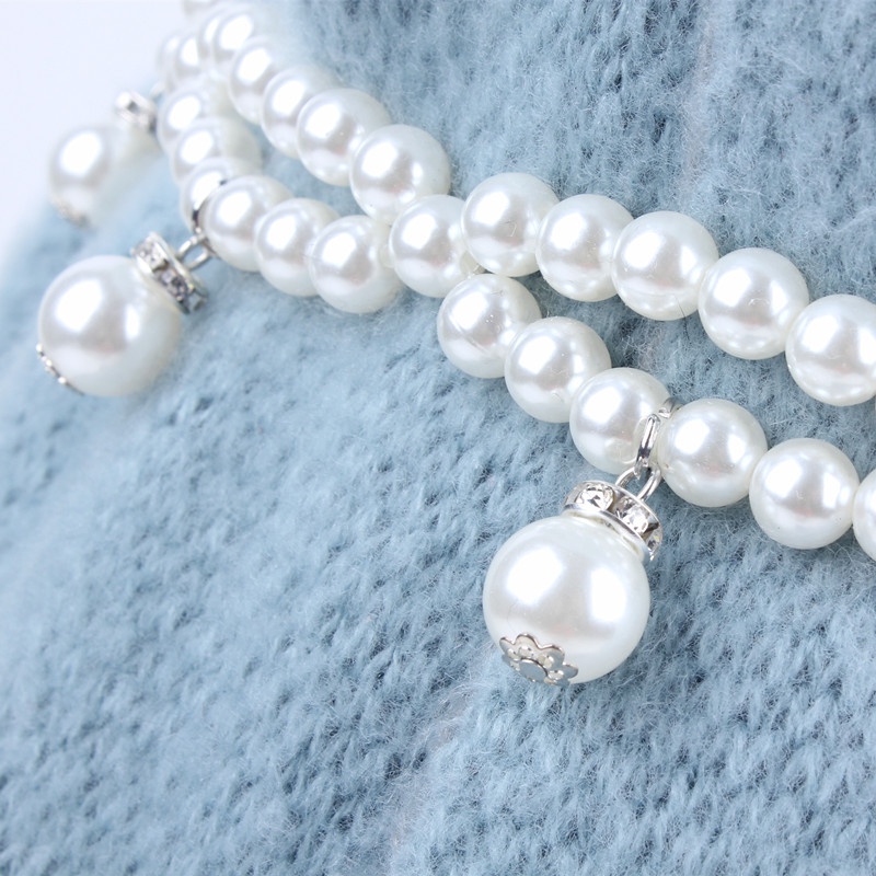 Haimeikang Thắt Lưng Dây Mảnh Đính Ngọc Trai Thời Trang Phong Cách Hàn Quốc Cho Nữ