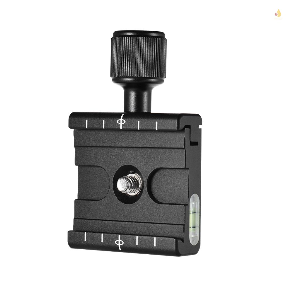 Đĩa Gắn Máy Ảnh Andoer QR-50 Tháo Lắp Nhanh Với Mức Bong Bóng Tích Hợp Cho Arca Swiss RRS Wimberley Tripod Head