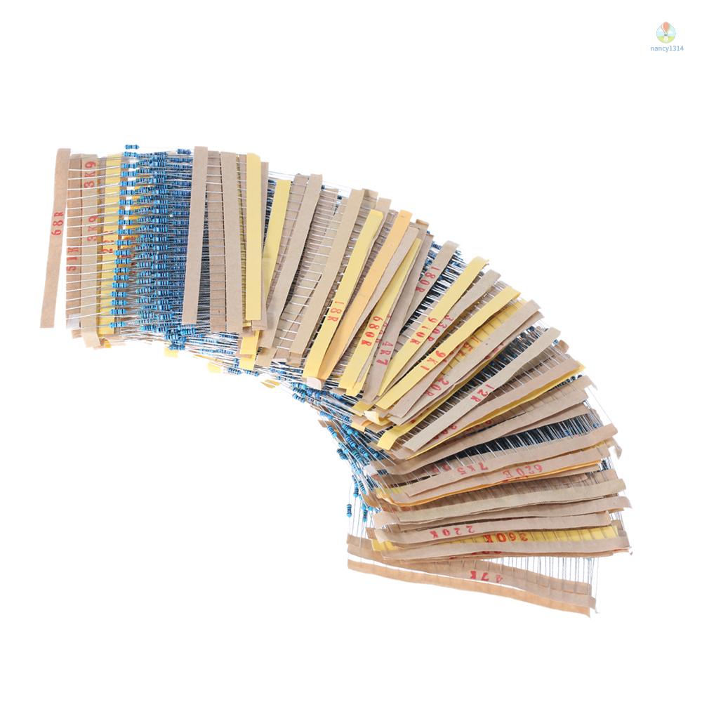 Set 2000 Linh Kiện Điện Tử 1 / 4W 100 Giá Trị 1 ohm Sang 1M ohm Chuyên Dụng