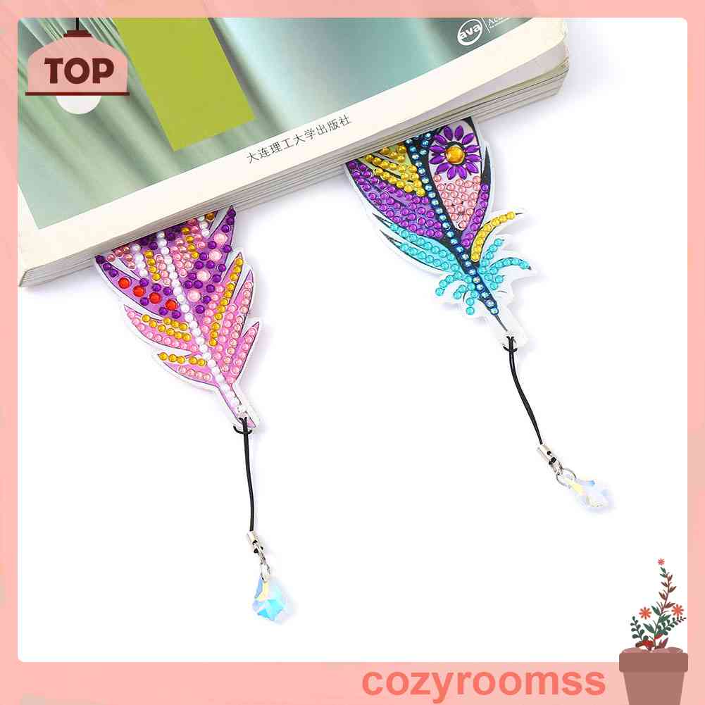 Sách Đánh Dấu Thủ Công 5D Hình Chiếc Lá Sáng Tạo Dành Cho Người Lớn Và Trẻ Em