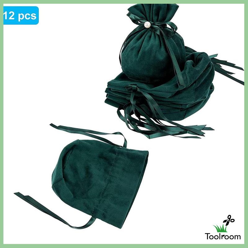 [Toolroom] 10x12cm Túi Nhung Đựng Trang Sức / Kẹo / Quà Tặng Tiệc Tùng