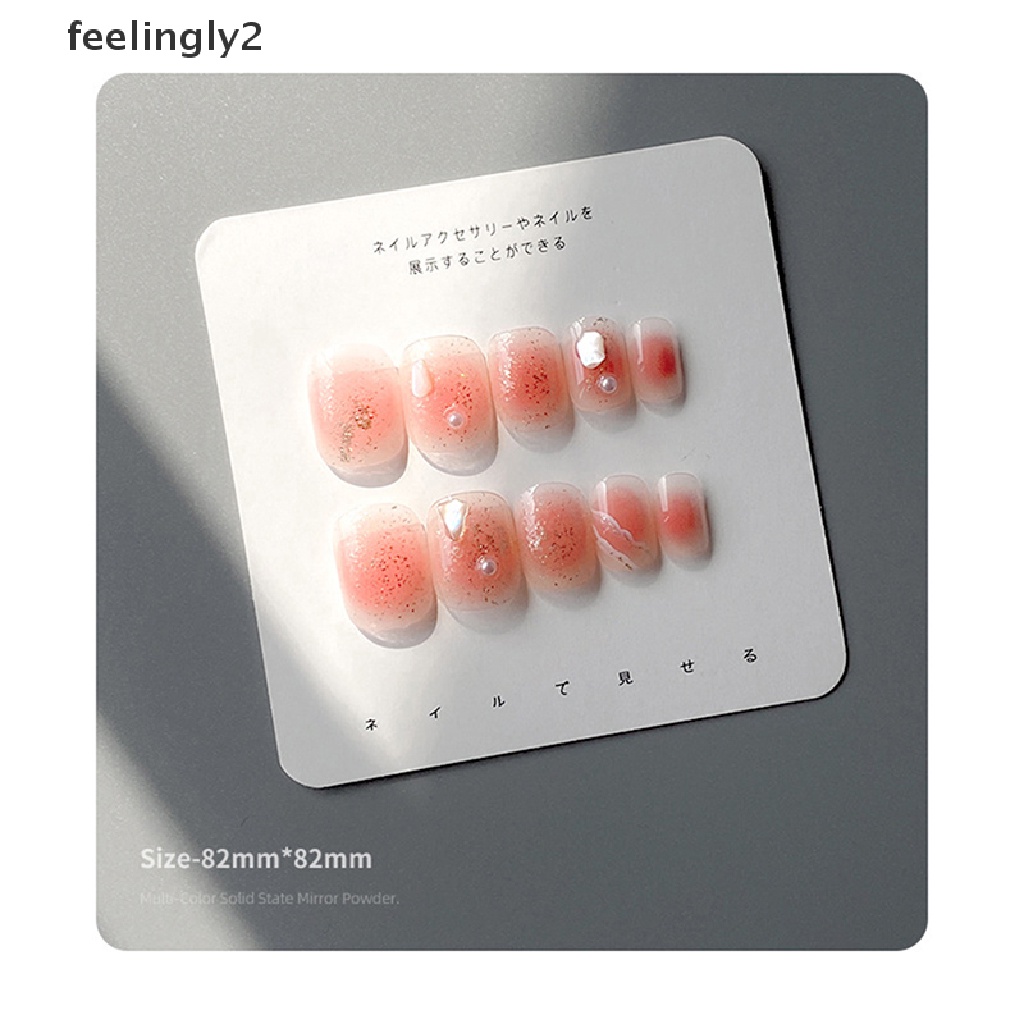 [Hàng Có Sẵn] Set 10 Thẻ Dán Móng Tay Giả Trưng Bày