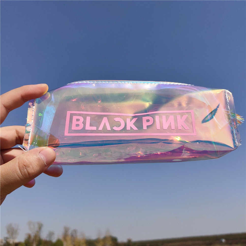 Túi Đựng Bút Màu Laser In Hình Blackpink Sáng Tạo