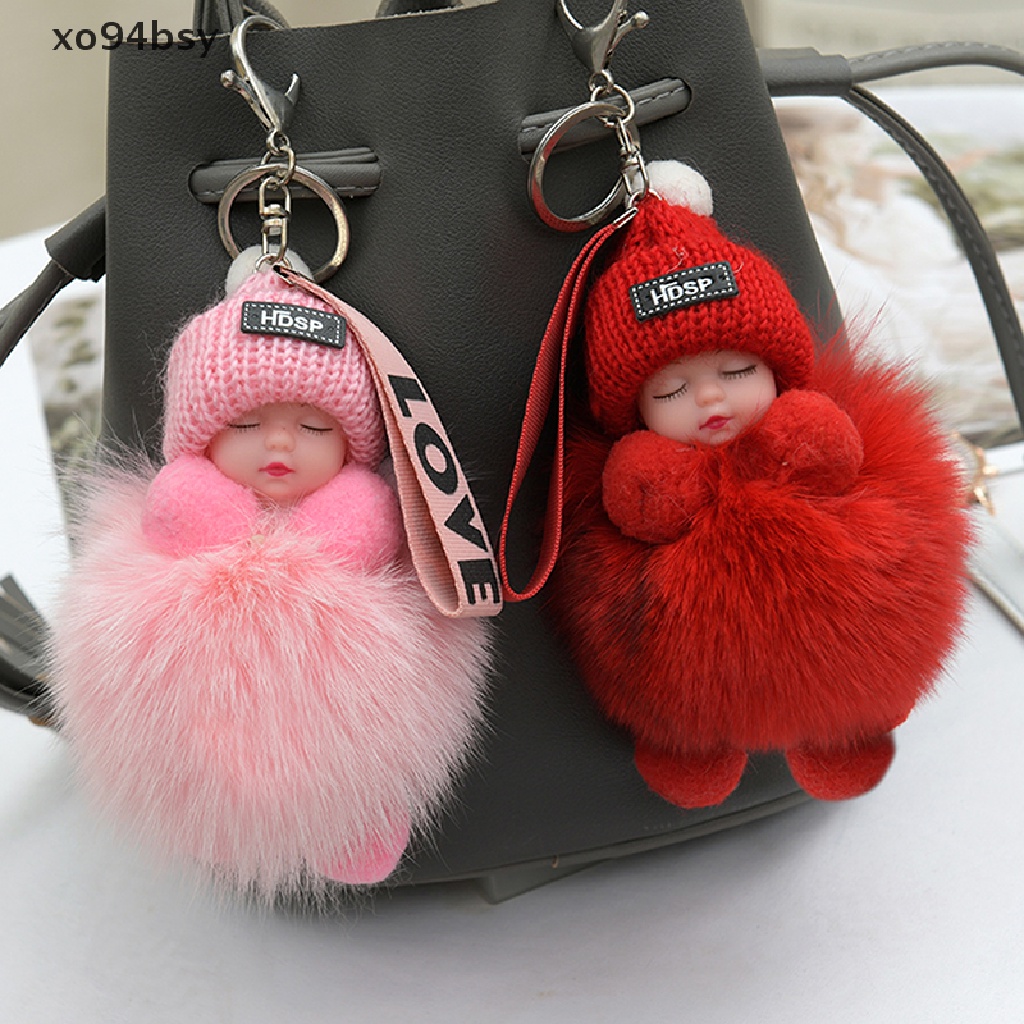 Móc Khóa Búp Bê Em Bé Đang Ngủ xo94bsy