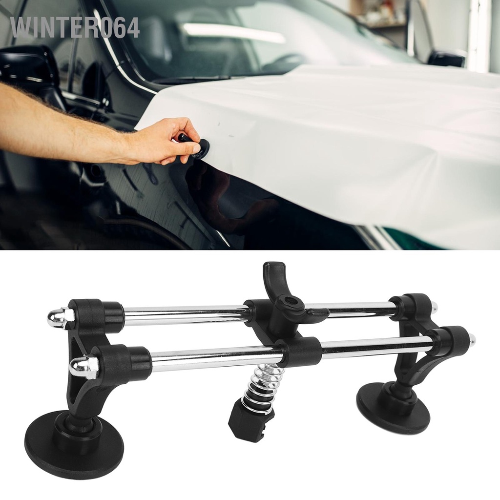 Winter064 Cầu đôi cực Dent Puller Bộ dụng cụ sửa chữa vết lõm không sơn bền bỉ Đa năng cho ô tô