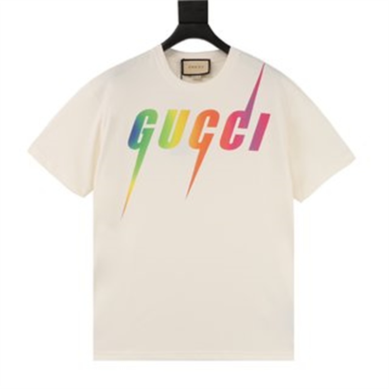 G8u8c8-áo Thun Tay Ngắn Cổ Tròn In Hình Tia Chớp Tốt Nghiệp Phong Cách Unisex