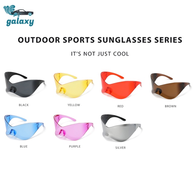 Galaxy 1 Cặp Kính Mát Y2k Chống Tia Uv400 An Toàn Cho Nam