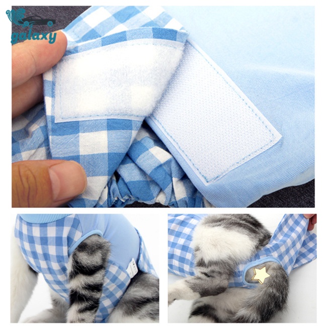 Galaxy Bộ Áo Liền Quần Co Giãn Tốt Chống Nhấp Nháy Dành Cho Thú Cưng