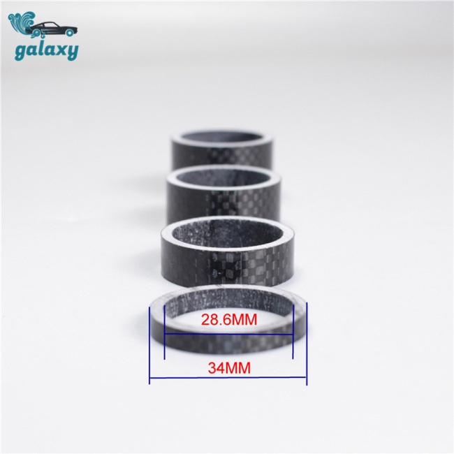 Vòng Đệm Bằng Sợi Carbon Kích Thước 3mm / 5mm / 10mm / 15mm / 20mm Cho Xe Đạp Leo Núi