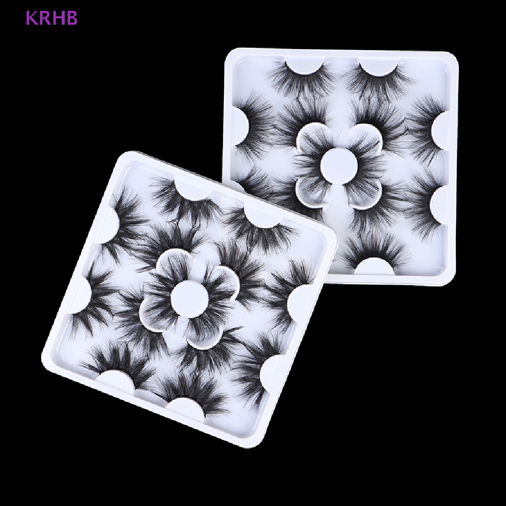 Set 7 Cặp Lông Mi Giả 3D 25mm Dành Cho Phái Đẹp Trang Điểm Mới