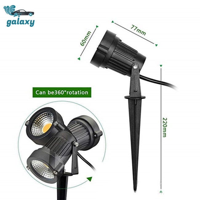 Galaxy Bóng Đèn LED COB 5w Chống Thấm Nước Trang Trí Sân Vườn