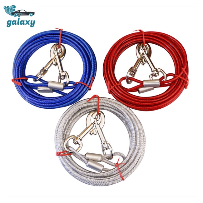 Dây Xích Dắt Thú Cưng Hai Đầu galaxy Bằng Thép