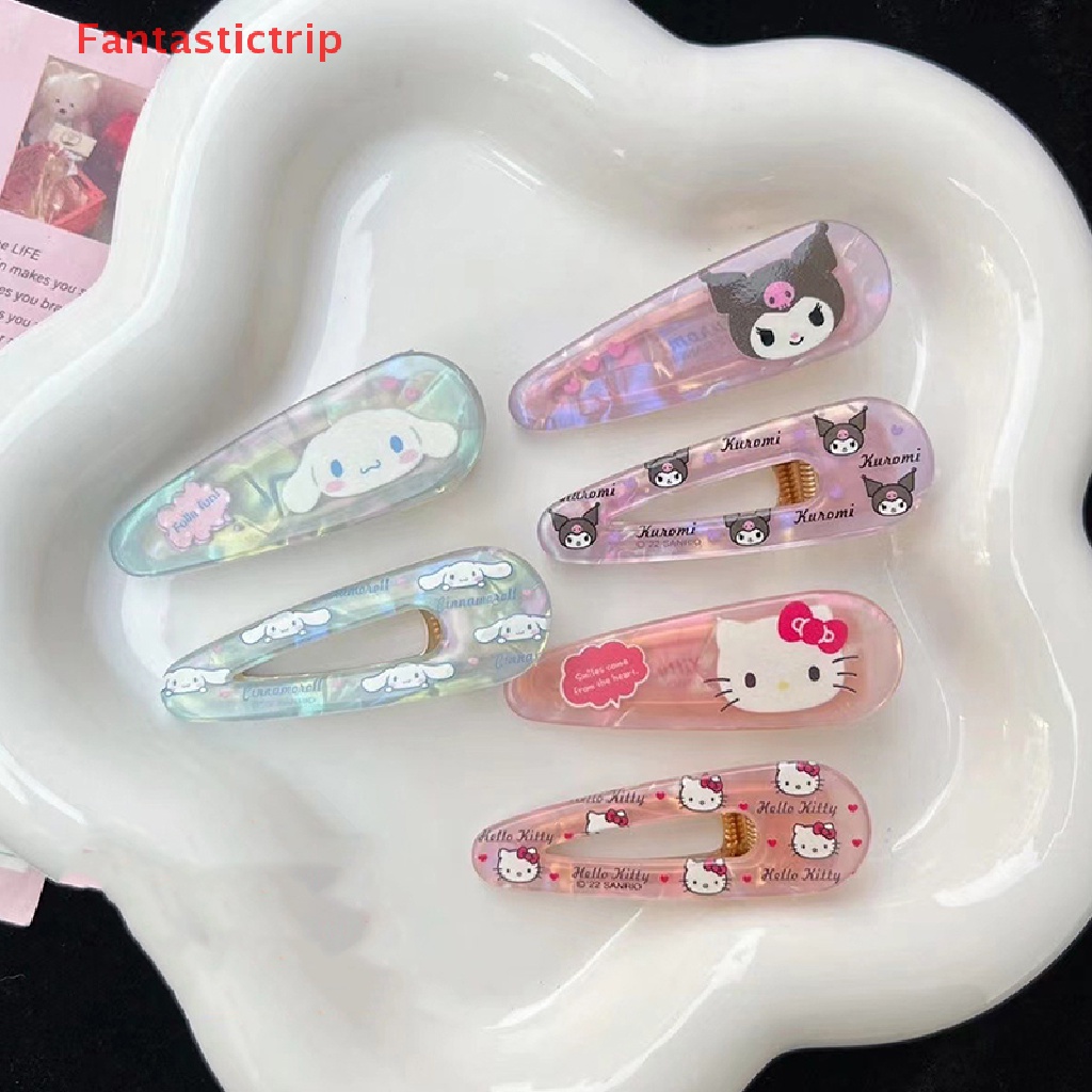 Kẹp Tóc Trang Trí Hình Nhân Vật Hoạt Hình Sanrio Melody Kuromi Cho Bé Gái Mới