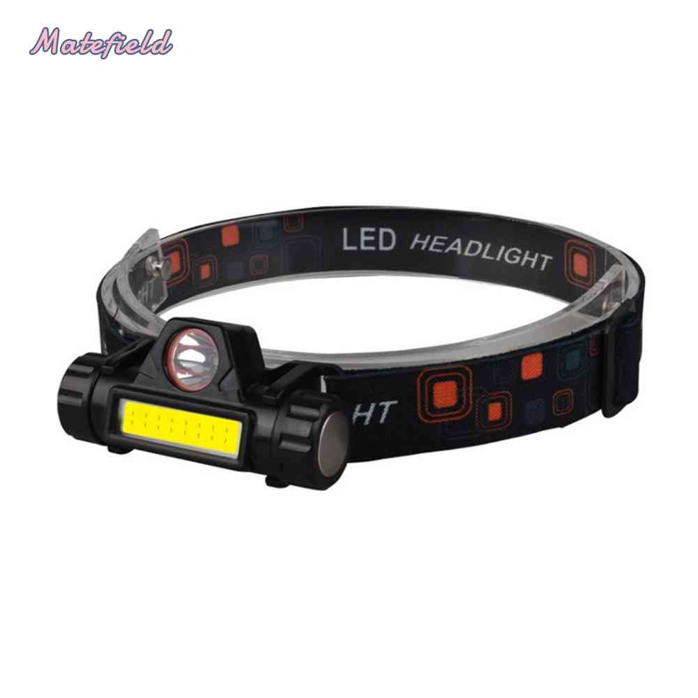Đèn LED COB Đội Đầu Sạc USB Dùng Câu Cá / Cắm Trại