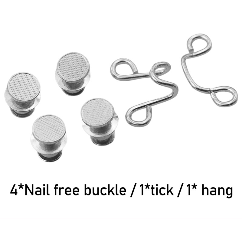 Nút Quần Jean Không Cần Đóng Đinh Có Thể Tháo Rời Tiện Dụng