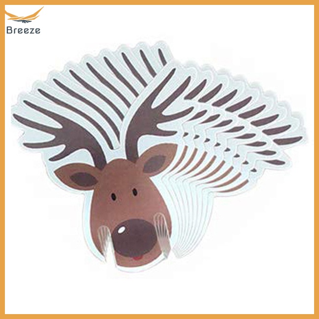 Set 10 Thẻ Trang Trí Ly Rượu Chủ Đề Giáng Sinh