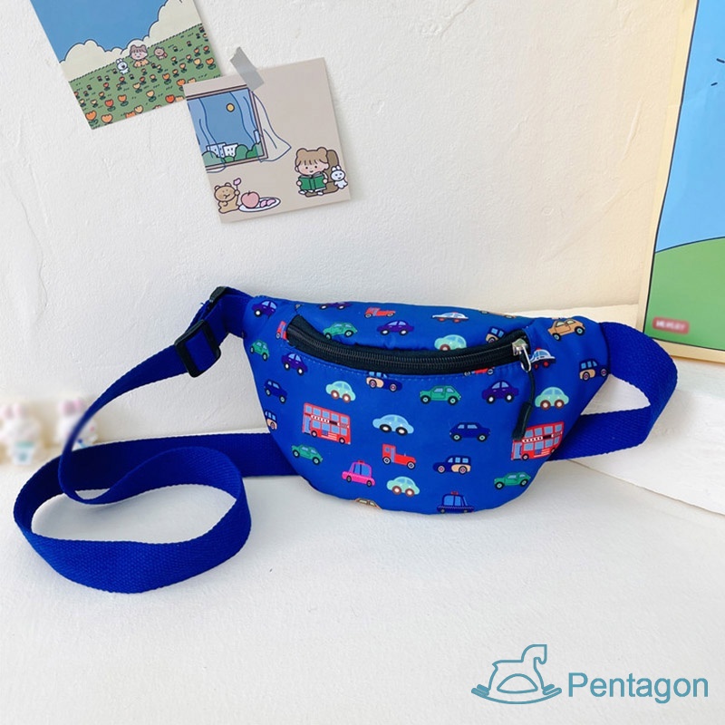 Túi Đeo Chéo In Họa Tiết Hoạt Hình Siêu Nhẹ Phong Cách Hàn Quốc Cho Bé