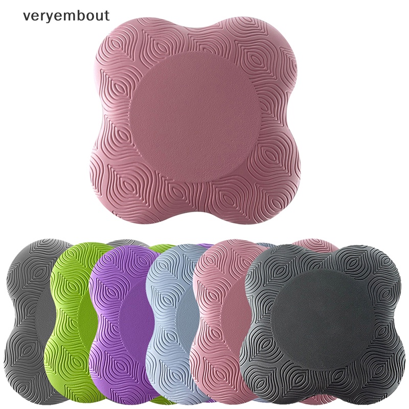 1 Miếng Đệm Bảo Vệ Đầu Gối Chống Trượt Màu Trơn Tiện Dụng Khi Tập Yoga