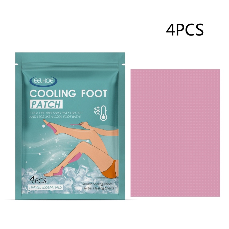 Set 4 Miếng Dán Làm Mát Giảm Mệt Mỏi Hiệu Quả
