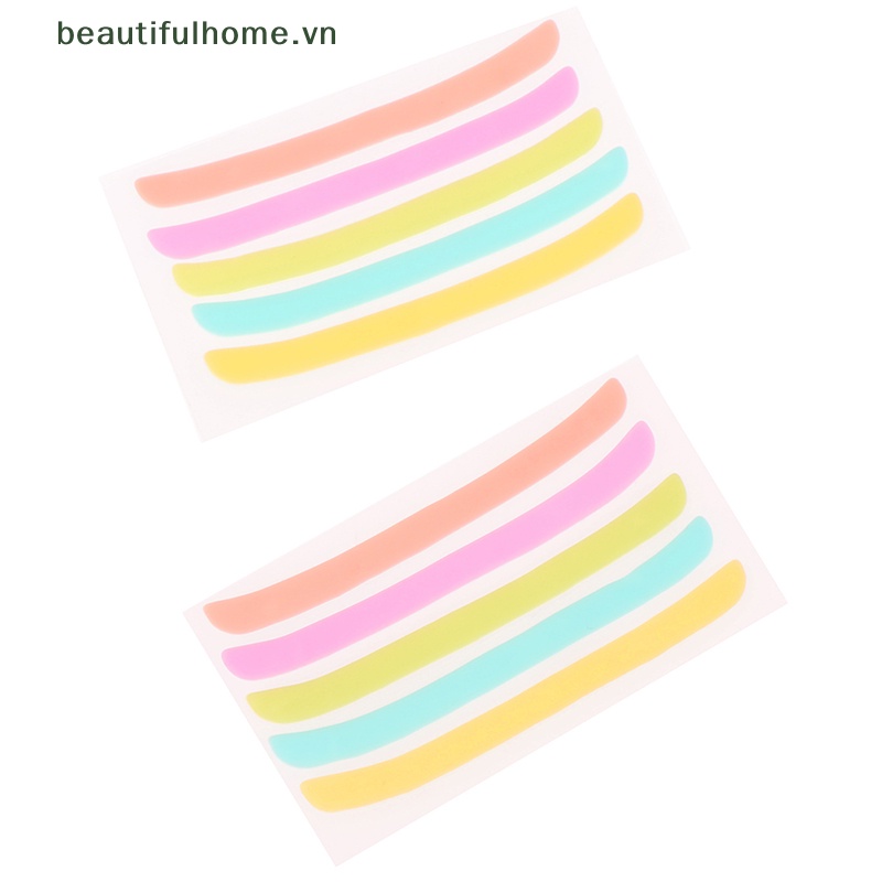 Bộ 5 Cặp Đệm Silicone Uốn Cong Lông Mi