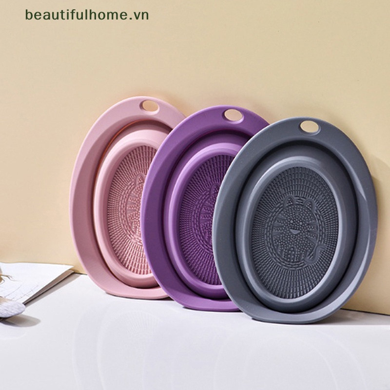 Miếng Silicone Vệ Sinh Cọ Trang Điểm Tiện Dụng