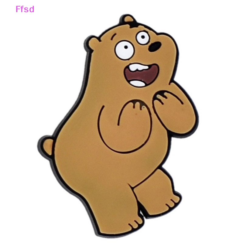 {Ffsd} Hàng Bán Chạy 10 Ghim Cài Hình Gấu Hoạt Hình Dễ Thương Trang Trí Sân Vườn Dành Cho Bạn Nữ / Trẻ Em DIY