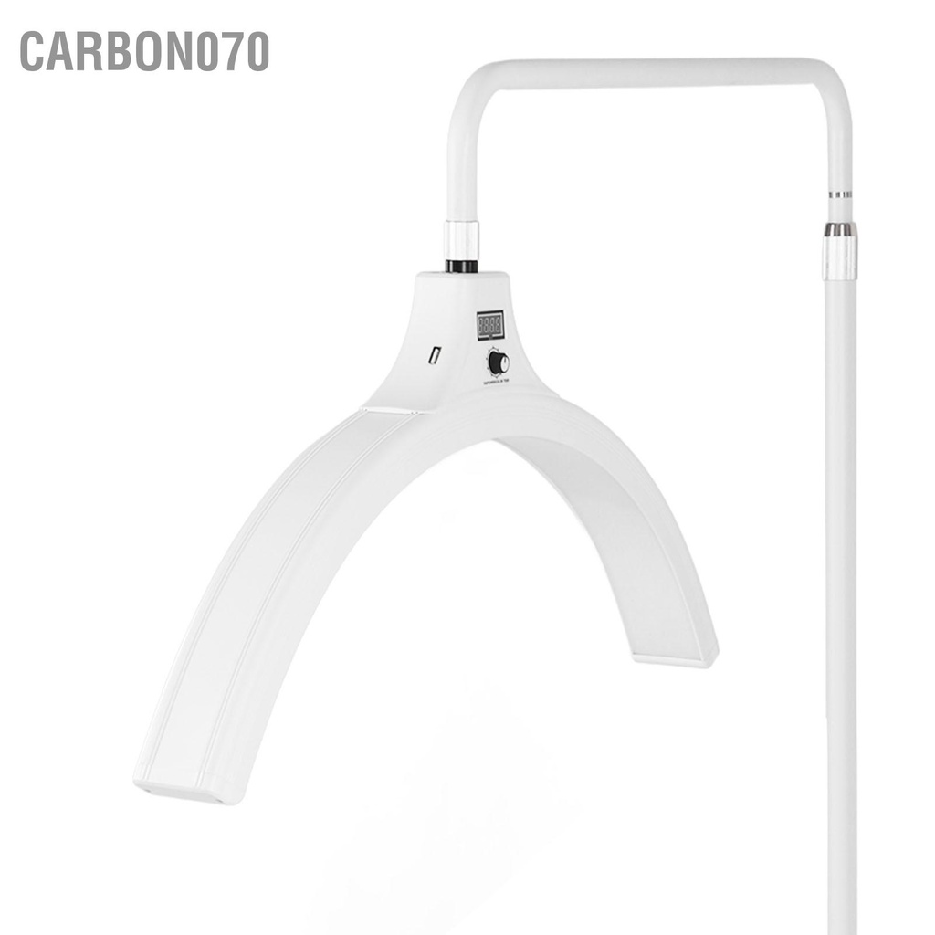 Carbon070 Đèn LED Bán Nguyệt Tầng 23 Inch Nhôm Có Thể Điều Chỉnh Đứng Làn Mi Cho Nối Dài Chăm Sóc Da Trực Tiếp Hấp 110 Đến 240V