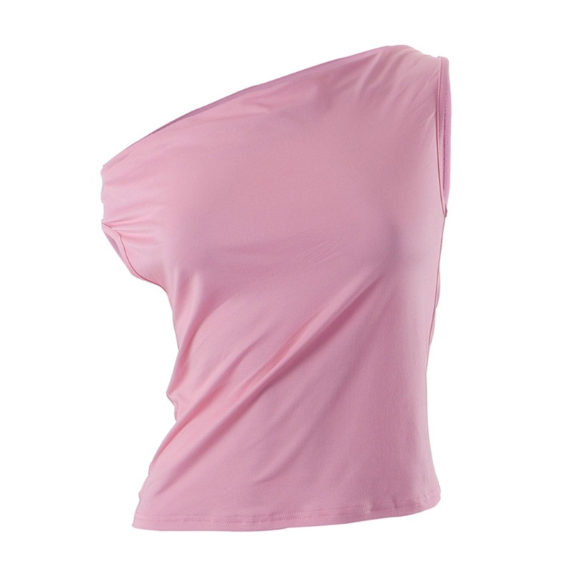 Áo Thun Không Tay Dáng Ôm Thiết Kế Giản Dị Thời Trang Dành Cho Nữ