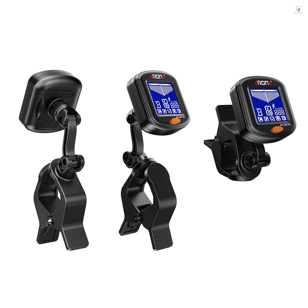 Kẹp Chỉnh Tông Kỹ Thuật Số Mini Đa Năng Có Màn Hình LCD Cho Ghi Ta Bass Ukulele Kalimba