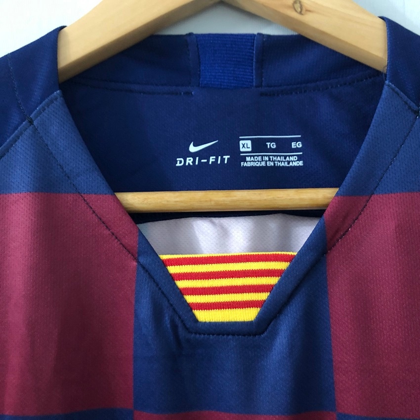 Áo Thun Đá Banh Sân Nhà Câu Lạc Bộ barcelona Mùa Giải 19 / 20