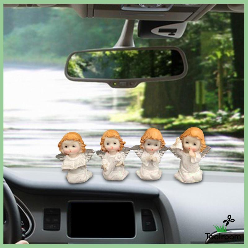 Bộ 4 Tượng Thiên Thần Điêu Khắc Nghệ Thuật Để Bàn Trang Trí Phòng Ngủ