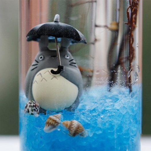 Mô Hình Tiểu Cảnh "Cát Thủy Tinh hạt lớn Túi 500gr Mini" Trang Trí Sen Đá, Sân Vườn/ Chậu Cây, DYI, Terrarium