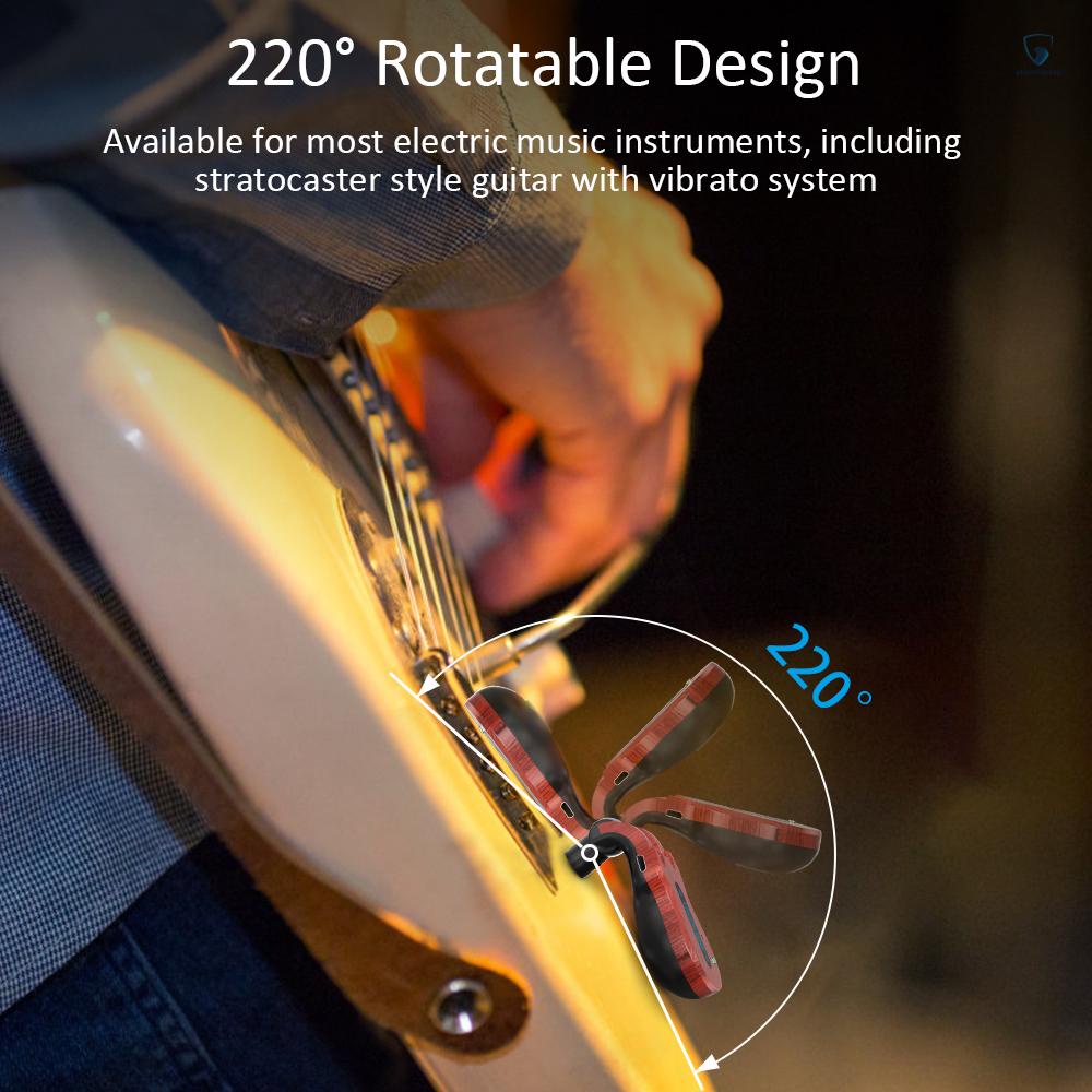 Hệ Thống Truyền Tín Hiệu Âm Thanh Kỹ Thuật Số Không Dây Tích Hợp Pin 100 Feet Cho Đàn Guitar