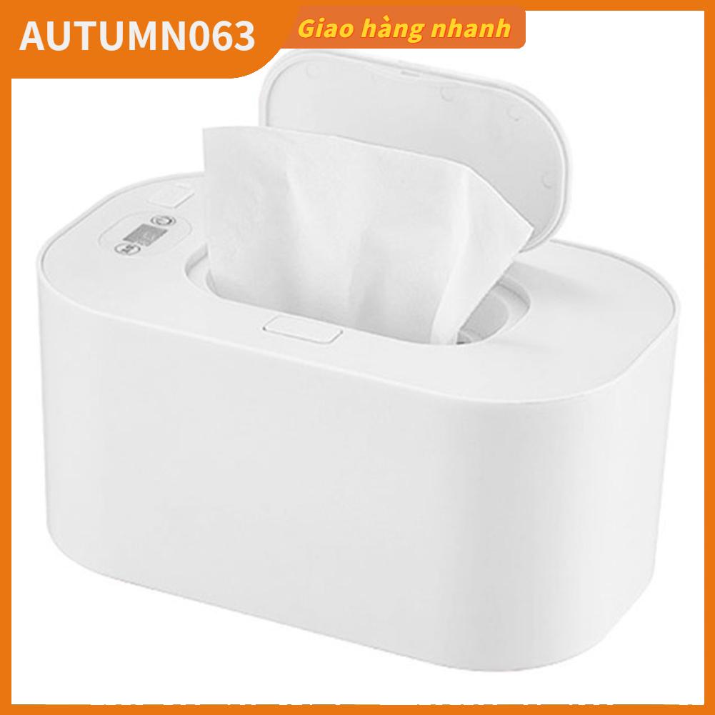 Autumn063 Baby Wipe Warmer PP Nhiệt độ có thể điều chỉnh thông minh An toàn khi sử dụng Khăn lau trẻ sơ sinh Sạc xe hơi không dây