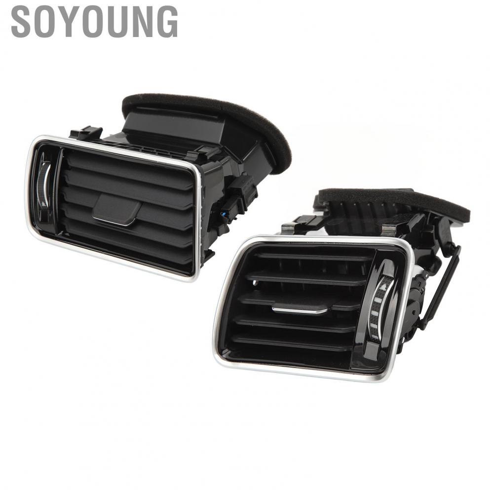 Soyoung Central Panel AC Air Vent  Shockproof Car Conditioning Outlet Uniform Airflow for Left Hand Drive B6 B7 LHD Vehicle