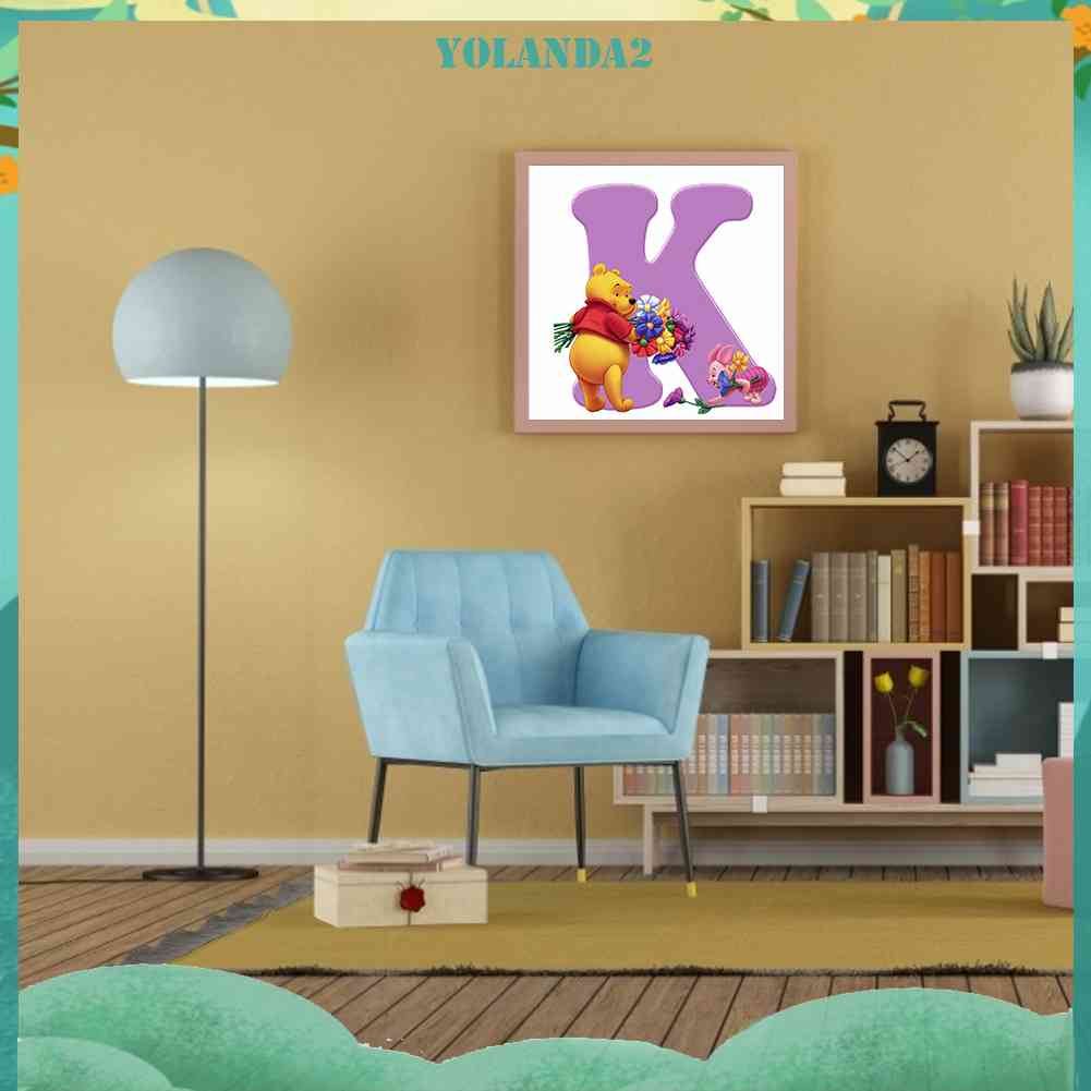 Bộ Tranh Đính Đá 5D Họa Tiết Hoạt Hình Độc Đáo DIY Dùng Trang Trí Nhà Cửa