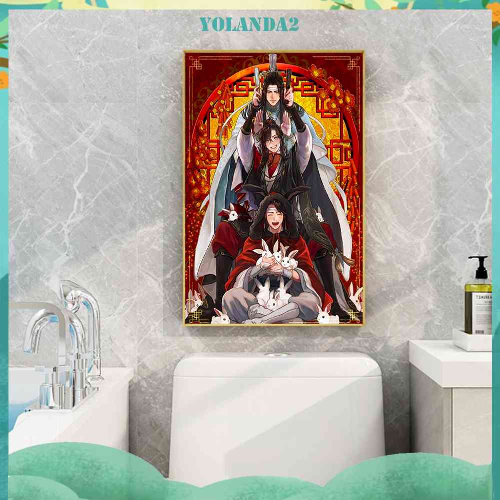 Bộ Tranh Đính Đá 5D Họa Tiết Hoạt Hình Độc Đáo DIY Dùng Trang Trí Nhà Cửa