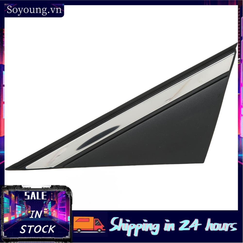 Soyoung Driver Side Triangle Door Mirror Flag Cover  Durable Perfect Fit 86180 C1000 Anti Aging Chrome Plating Front Fender Pillar Corner Molding for Car