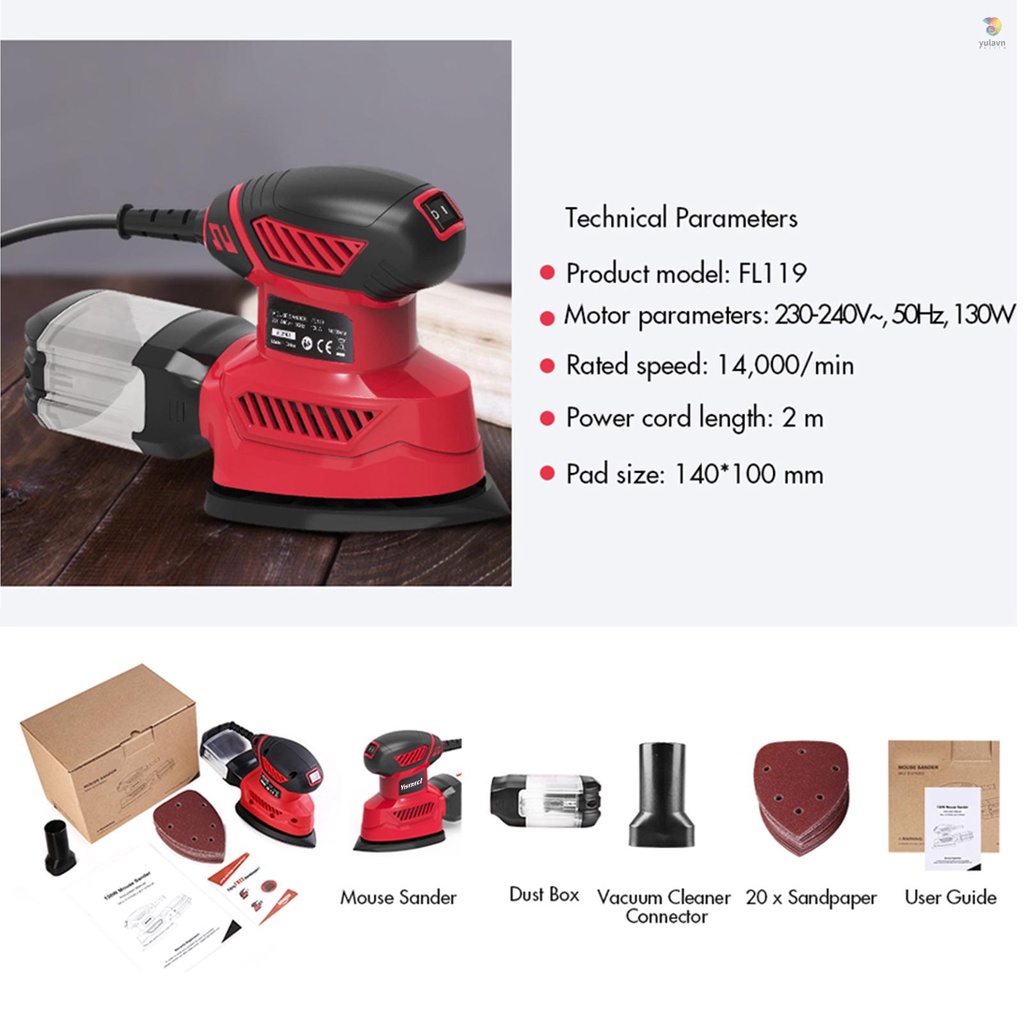 Set 20 Giấy Nhám 14000RPM Chuyên Dụng Cho Máy Hút Bụi DIY