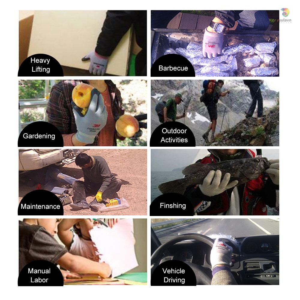 1 Cặp Găng Tay Cao Su Nitrile 3M Bảo Vệ Cắt Tỉa Bền Bỉ