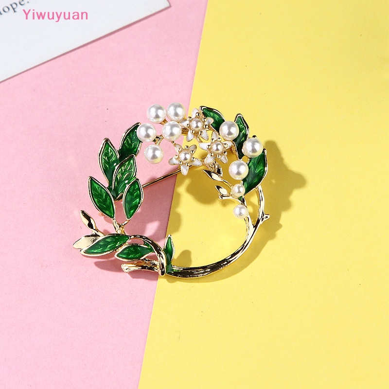 < Yiwuyuan > Ghim Cài Áo Hình Hoa Lily Tráng Men Cao Cấp Sáng Tạo Đơn Giản Thời Trang Mới Dành Cho Nữ