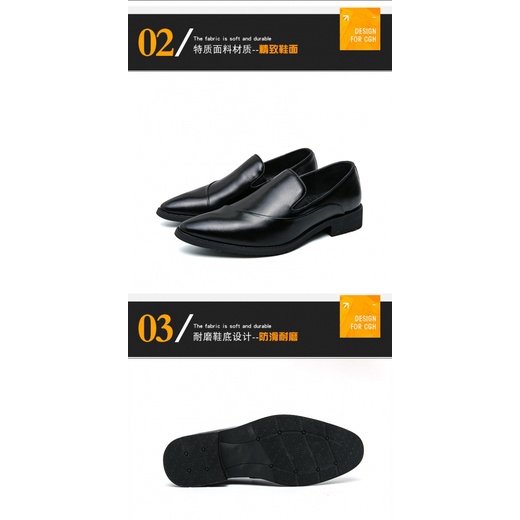 Giày Lười Da Mềm Phong Cách Doanh Nhân Cho Nam, Size 38-48