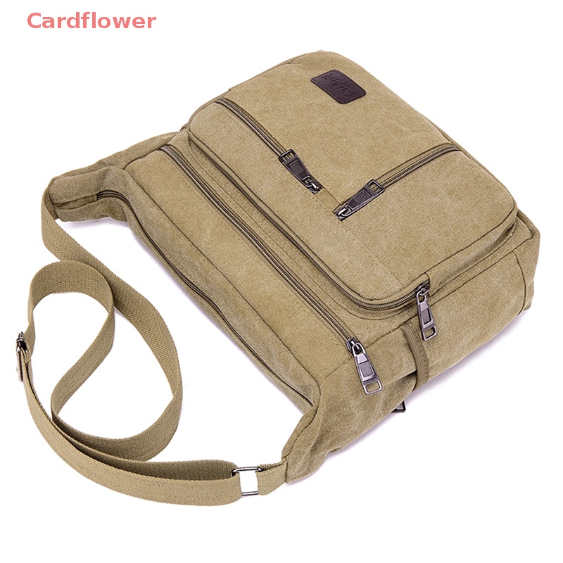 Túi Đeo Chéo Vai Bằng Vải Canvas Thời Trang Doanh Nhân Dành Cho Nam Mới