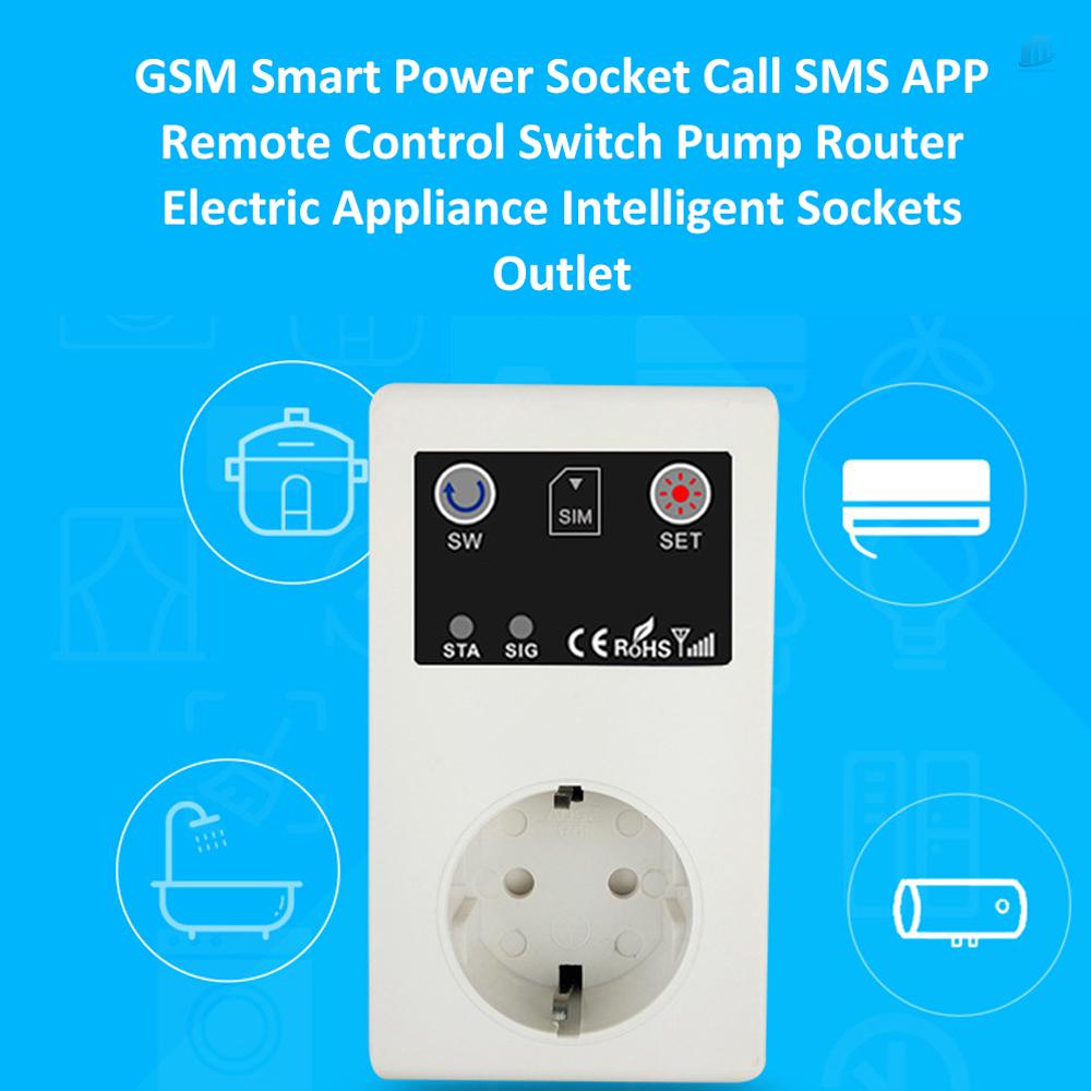 Ổ Cắm Điện GSM Thông Minh Điều Khiển Từ Xa Bằng Ứng Dụng Ứng Dụng Điện