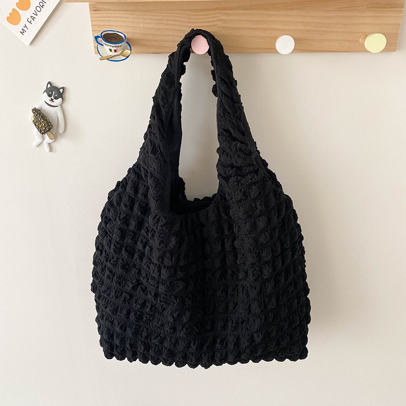 Túi đeo chéo FAWORK phao cỡ lớn vải cotton trần bông thời trang