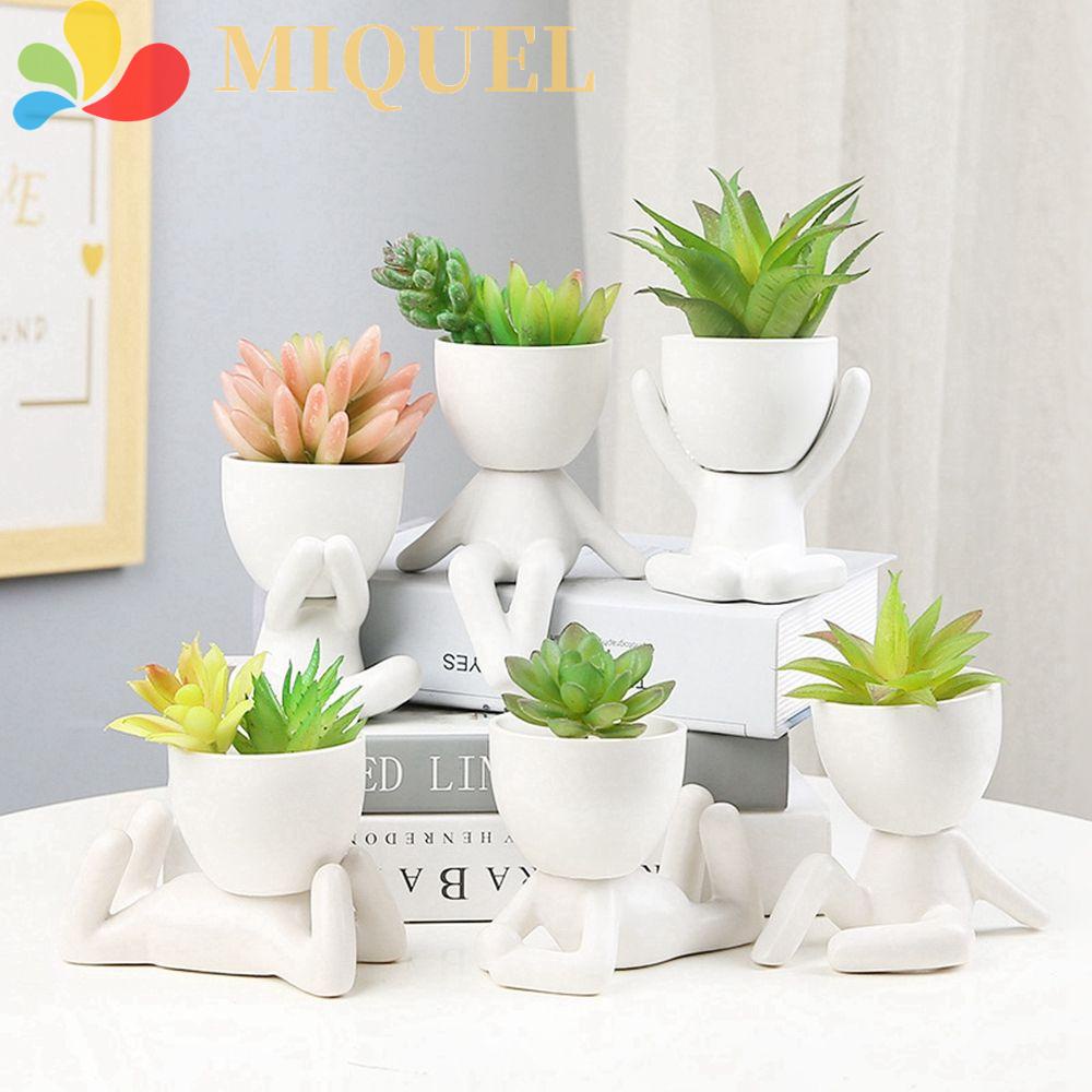 Chậu Cây Hình Chân Dung Dễ Thương Dùng Trang Trí Nhà Cửa