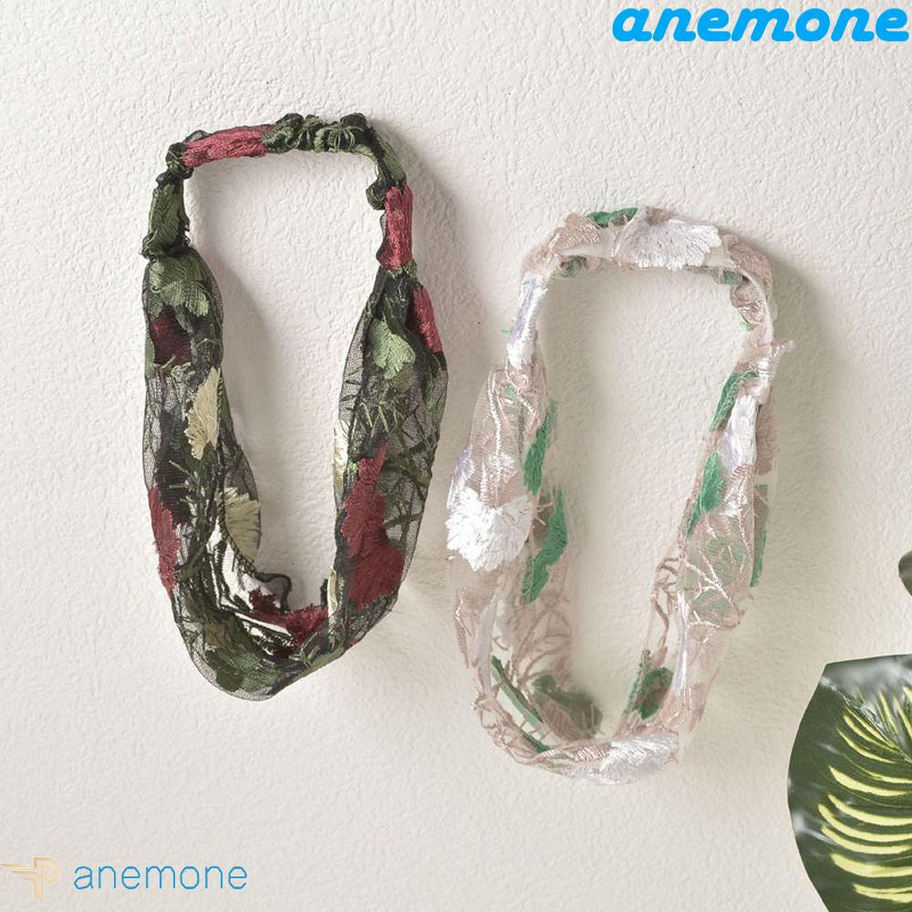 Băng Đô Cài Tóc Phối Ren Lưới Phong Cách Vintage Thanh Lịch Dành Cho Nữ